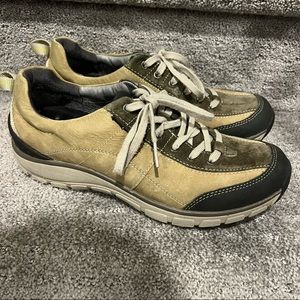 Clarks suede sneakers